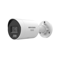 [Dual Light + ColorVu 3.0 + HikAI] Bala IP 6 Megapixel / Lente 2.8 mm / 40 mts IR + Luz Blanca / 2 Microfonos Integrados / Exter