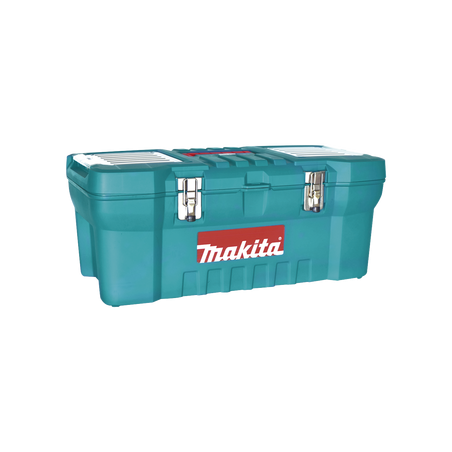 Caja de herramientas de 24" con doble cerradura de metal (60 x 25 x 30 cm)