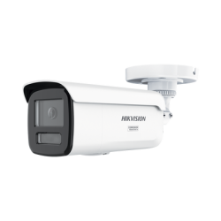 [Dual Light + ColorVu 3.0 + HikAI] Bala IP 6 Megapixel / Lente 4 mm / 60 mts IR + Luz Blanca / Exterior IP67 / Estrobo Azul y Ro