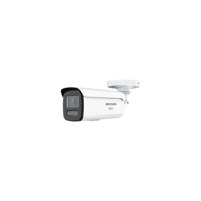 [Dual Light + ColorVu 3.0 + HikAI] Bala IP 6 Megapixel / Lente 4 mm / 60 mts IR + Luz Blanca / Exterior IP67 / Estrobo Azul y Ro