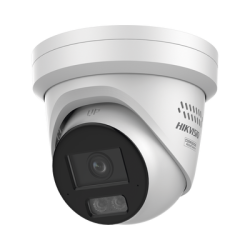 [Dual Light + ColorVu 3.0 + HikAI] Turret IP 8 Megapixel / Lente 2.8 mm / 30 mts IR + Luz Blanca / 2 Microfonos Integrados / Ext