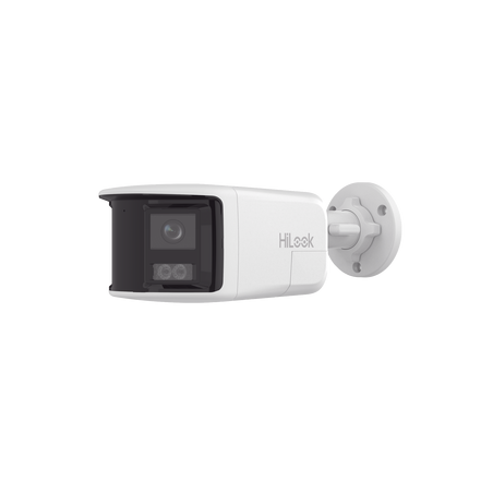 [Dual Light] Bala IP 8 Megapixel / Imagen Panorámica 180°/ PoE / Micrófono y Bocina Integrado / Exterior IP67 / Audio Bidirec