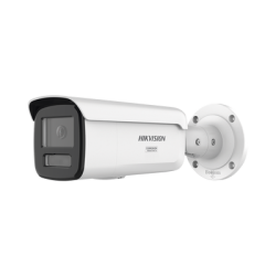 [Dual Light + ColorVu 3.0 + HikAI] Bala IP 6 Megapixel / Lente 4 mm / 60 mts IR + Luz Blanca / Exterior IP67 / Estrobo Luz Blanc