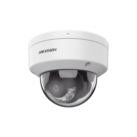[Dual Light + ColorVu 3.0 + HikAI] Domo IP 8 Megapixel / Lente 2.8 mm / 30 mts IR + Luz Blanca / 2 Microfonos Integrados / Exter