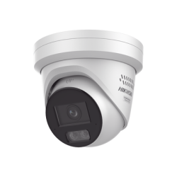 [Dual Light + ColorVu 3.0 + HikAI] Turret IP 4 Megapixel / Lente 2.8 mm / 30 mts IR + Luz Blanca / 2 Microfonos Integrados / Ext