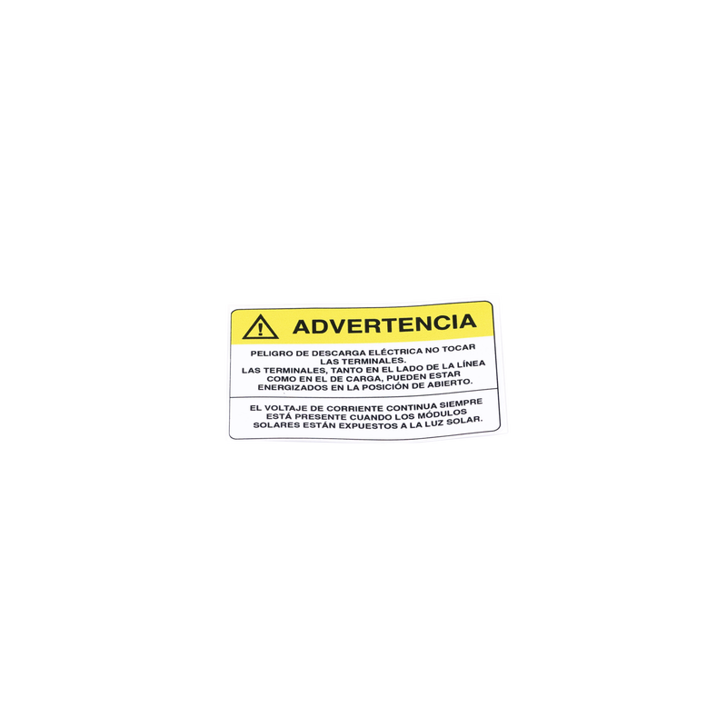 Etiqueta de Videovigilancia en Vinil Adhesivo Mate / Paquete con 10