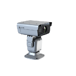 PTZ Punta de Poste IP Dual / Lente Térmico 100 mm (640 X 512) / Lente Óptico 56X Zoom (4 MP) / 800 mts IR Laser / 36 VCC / IP6