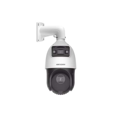[TandemVu] PTZ IP 4 Megapixel con Cámara Fija 4 Megapixel / 25X Zoom / 100 mts IR / IP66 / ACUSENSE / PoE+ / Entrada-Salida de 