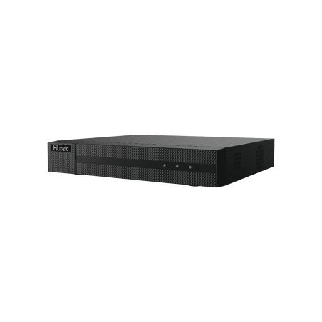 DVR 4 Canales TurboHD + 4 Canales IP / 8 Megapíxel (4K) / Audio por Coaxitron / ACUSENSE Lite / 1 Bahía de Disco Duro / H.265+