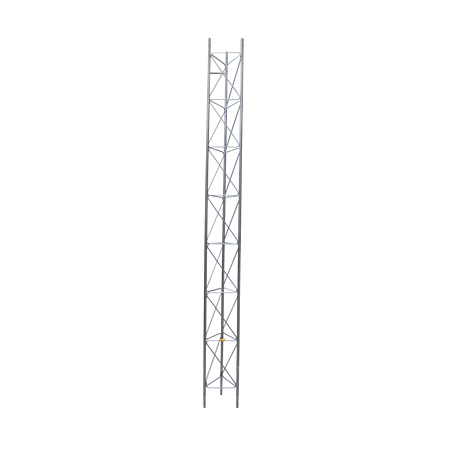 Tramo de Torre Arriostrada de 3m x 45cm, Galvanizado por Electrólisis, Hasta 60 m de Elevación. Zonas Secas.
