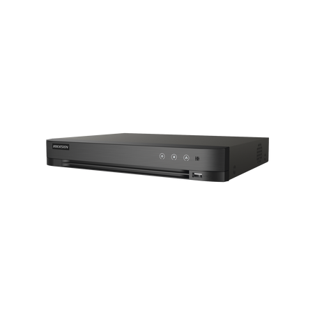 DVR 8 Canales TurboHD + 8 Canales IP / 8 Megapixel (4K) / Acusense (Evita Falsas Alarmas) / Audio por Coaxitron / 1 Bahía de Di