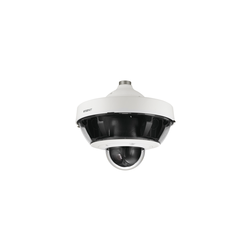 Cámara IP Multisensor 8 - 20 MP (4 sensores de 2 o 5 MP) lentes intercambiables con PTZ 2 MP 32X / Hasta 5 tarjetas SD de 256 G