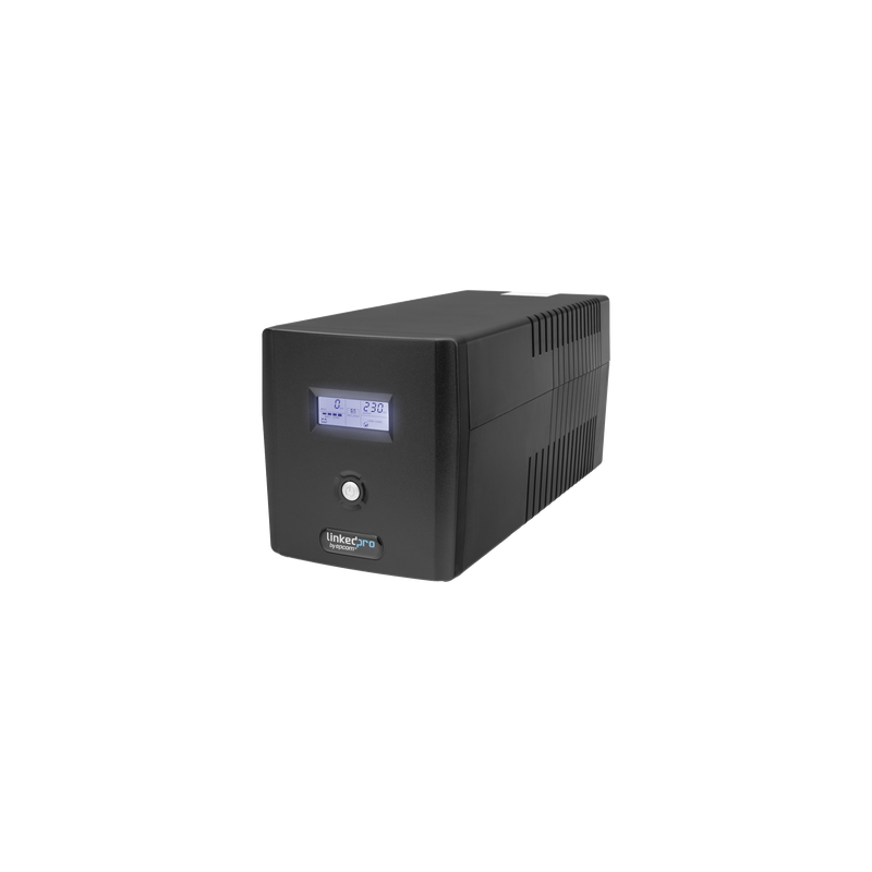 UPS 1200VA/720W Pantalla LCD / Línea Interactiva 120Vca / 6 tomas 5-15R (4 Respaldadas) / Regulación de Voltaje / Protección 