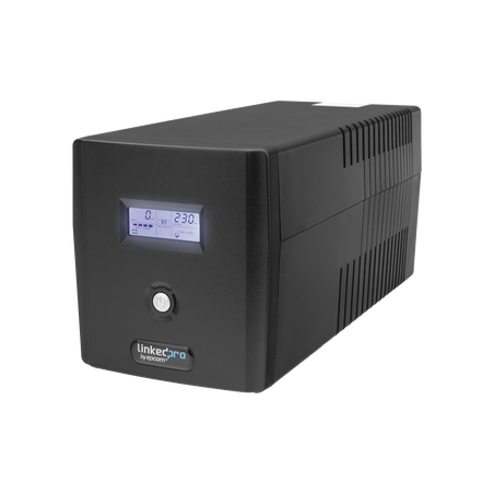 UPS 1200VA/720W Pantalla LCD / Línea Interactiva 120Vca / 6 tomas 5-15R (4 Respaldadas) / Regulación de Voltaje / Protección 