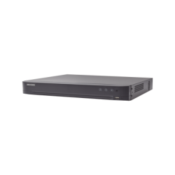 DVR 8 Canales TURBOHD + 8 Canales IP / 8 Megapixel (4K) / Audio de dos vías por Coaxitron / ACUSENSE / Reconocimiento Facial / 