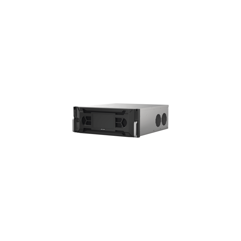NVR 12 Megapixel (4K) / 128 Canales IP / 24 Bahías de Disco Duro / 4 Tarjetas de Red / Soporta RAID / Reconocimiento Facial / B