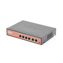 Switch PoE No administrable / PoE de Largo Alcance Hasta 250m / 4 Puertos PoE 10/100Mbps (Puerto 1 Hasta 60W, Puertos 2,3 y 4 Ha