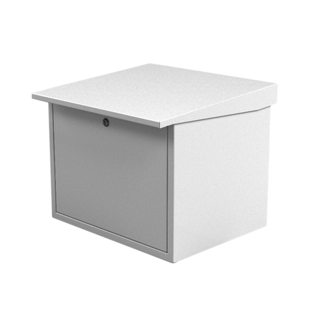 Gabinete para resguardo de baterías (hasta dos baterías PL110D12). Lámina Galvanizada.